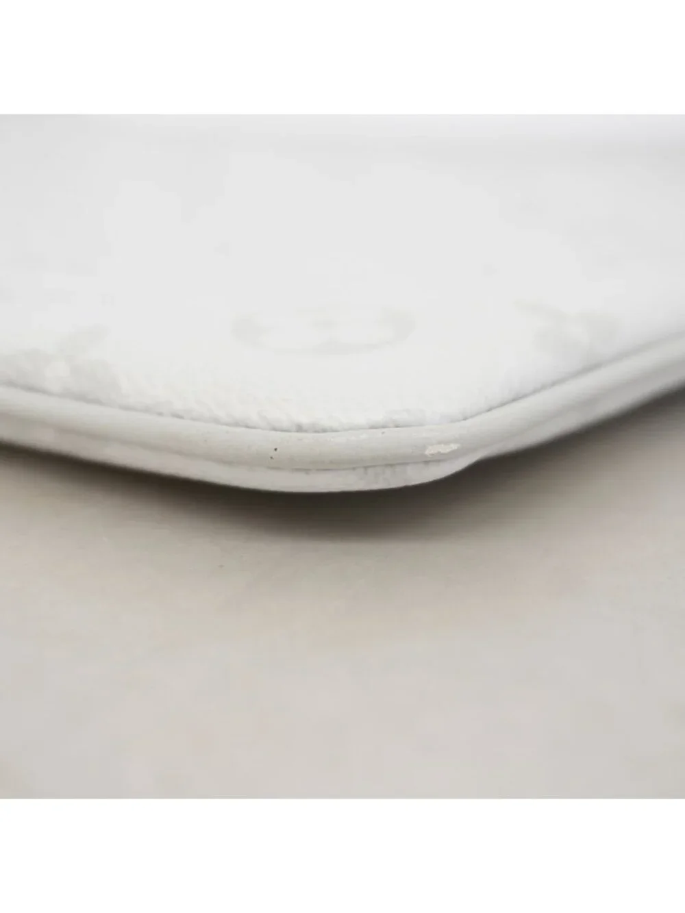 Louis Vuitton Clutch Monogram Logo Story Zipped Pouch GM Gray Yellow